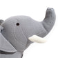 Kids bench Elephant, grey, H47x80x39cm, seat height 39cm