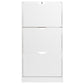 Shoe cabinet Chaus, white, H119.5x60x23cm
