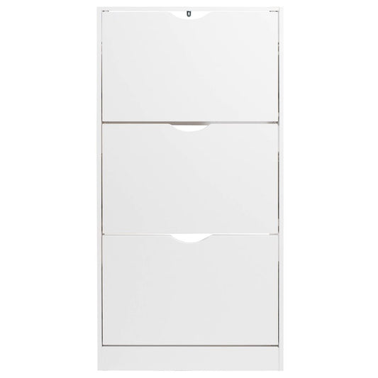 Shoe cabinet Chaus, white, H119.5x60x23cm