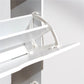 Shoe cabinet Chaus, white, H119.5x60x23cm