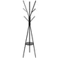 Coat hanger METTY, black, H180x44x42cm