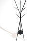 Coat hanger METTY, black, H180x44x42cm