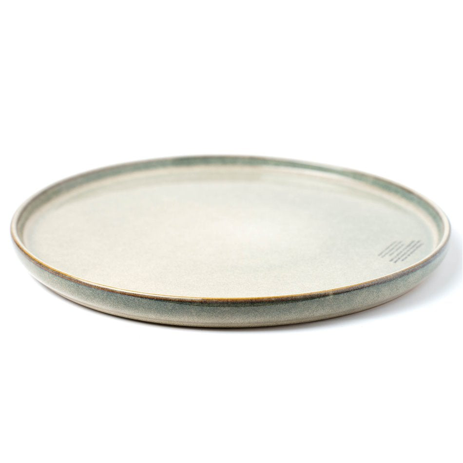 Diner plate TERRE, green, D27cm