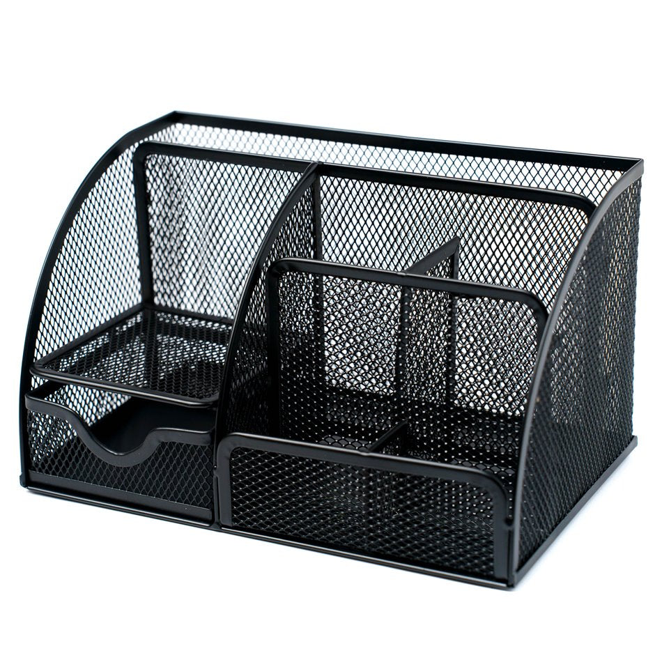 Mayaj Pen Pot Black – H22 × W14 × D13 cm