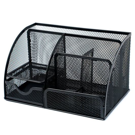 Mayaj Pen Pot Black – H22 × W14 × D13 cm