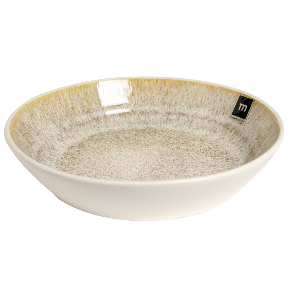 Plate CALOBRA, cream, D22cm H4,7cm