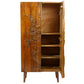 Cabinet Wakefield Tall, mango wood/MDF, brown, H140x70x38cm