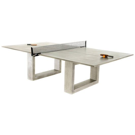 Contemporary Concrete Ping Pong Table – Regulation Size with Carbon Fiber Reinforcement