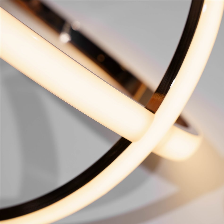 Table lamp Moja, rose gold color, H23x31x 30.7cm, LED 24W, 3000K, 1320lm