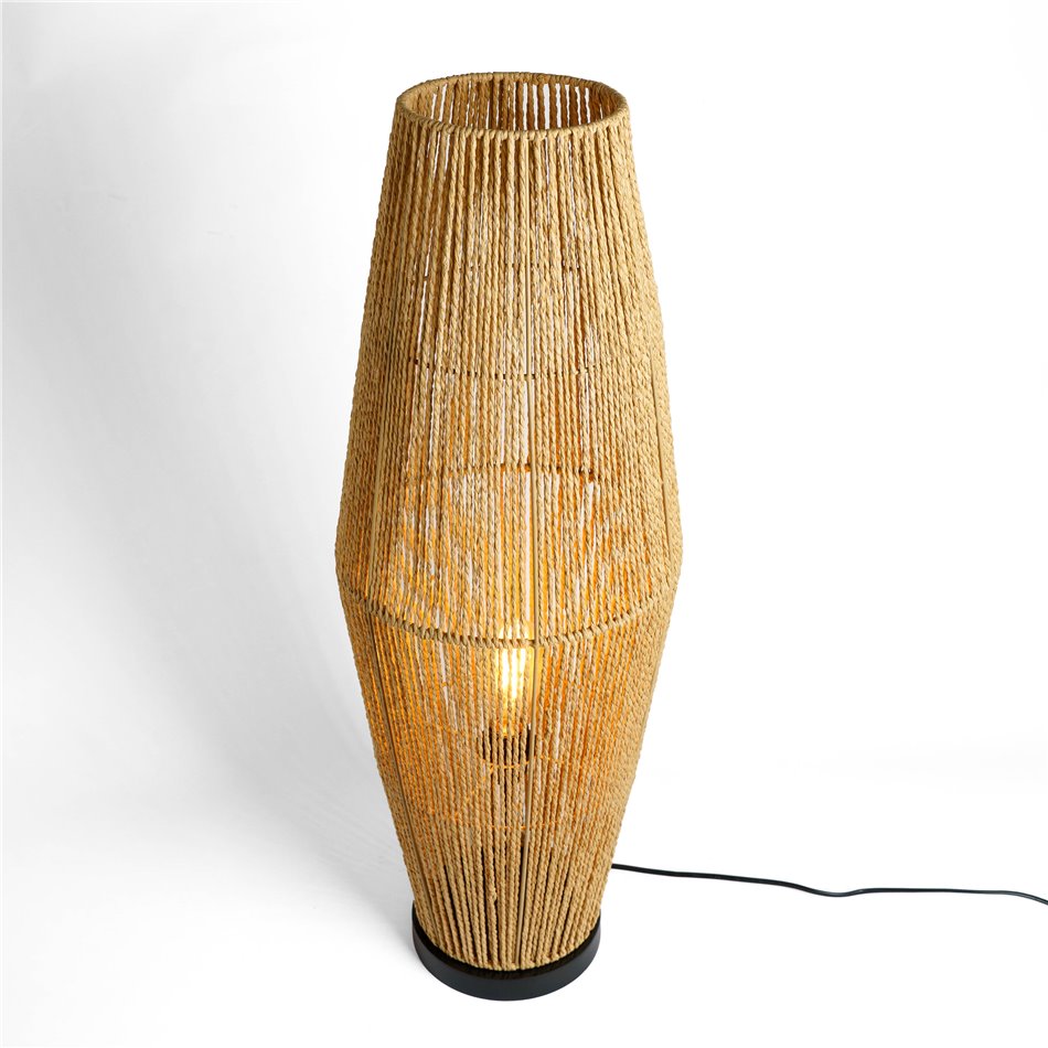 Floor lamp Aissa, beige, H83cm D30cm, E27 40W(MAX)