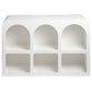 Shelf Soleya 6, white, H71.5x110x35cm