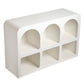 Shelf Soleya 6, white, H71.5x110x35cm