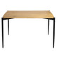 Slano Dining Table, MDF/Metal, 120×80×75 cm