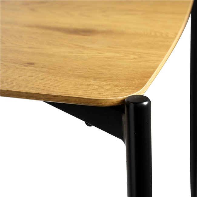 Slano Dining Table, MDF/Metal, 120×80×75 cm