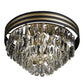 Ceiling lamp Radawa, H27cm, D46cm, E14, 5x40W(MAX)