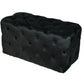 Black Velvet Lailly Rectangular Storage Stool – Elegant Accent Ottoman