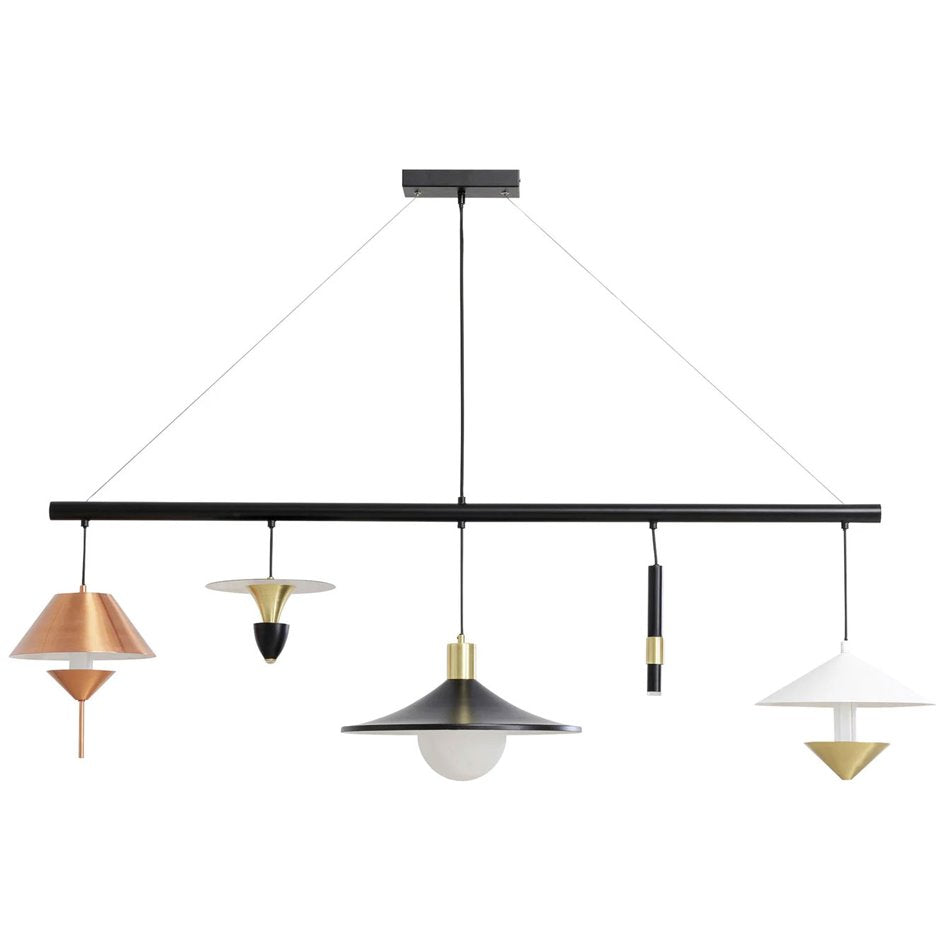 Pendelleuchte Cappelli, H100-150x155x35cm, G9x5 3W(MAX) 