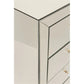 Chest of drawers Luxury Champagne, 5 drawers, spoguļvirsma, H111x51x43.5cm