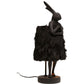 Table lamp Animal Rabbit Fur, black, H50x20x18cm, E14 5W