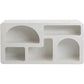 Shelf Paco, white, H75x140x32cm