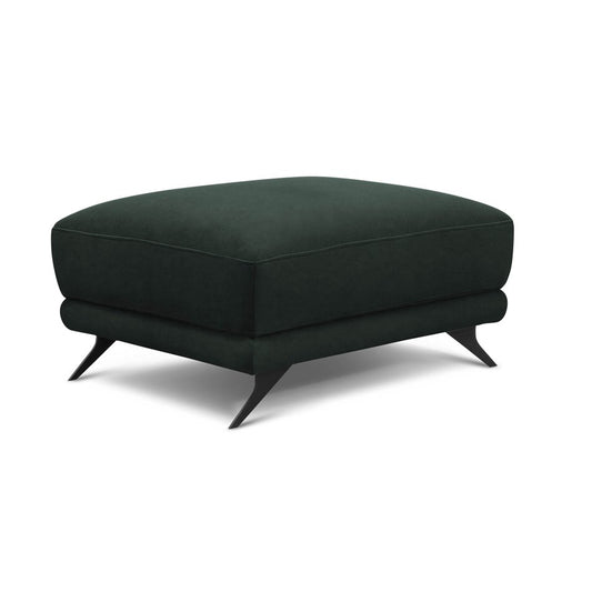 Elmego Pouf Lukso Dark Green – H42 × W68 × L82 cm