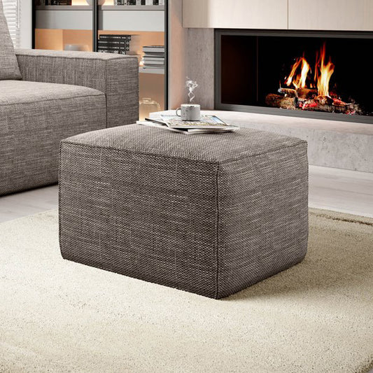 Beige Marte 20 Pouf – Large Accent Ottoman