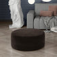 Dark Brown Monolith 29 Velvet Cube Pouf – Accent Ottoman