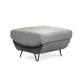 Grey Gojo 4 Pouf – Chic Compact Accent Ottoman