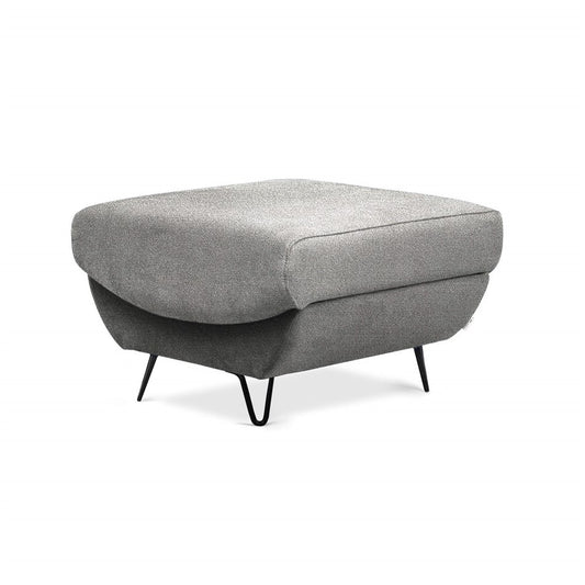 Grey Gojo 4 Pouf – Chic Compact Accent Ottoman