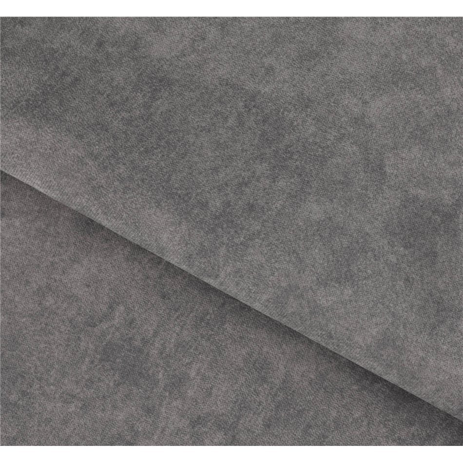 Corner sofa Elinferne L, sleeping function, Aura 04, velvet, grey, H107x210x297cm
