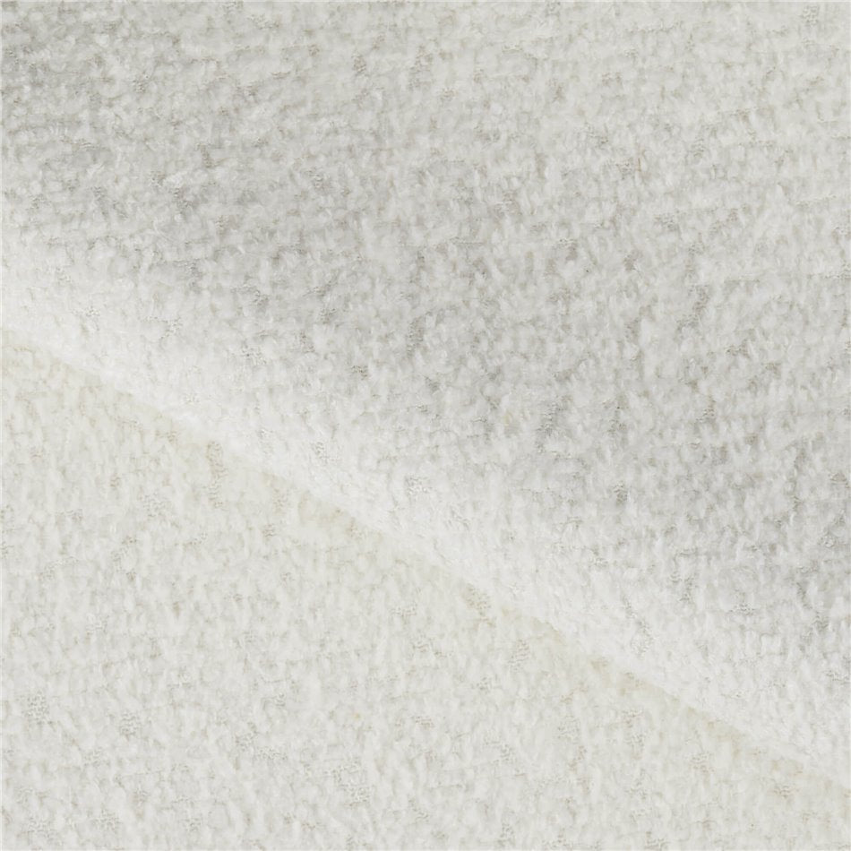 Scandinavian Sofa Bed with Sleeping Function, Bouclé Upholstery, White – Edalia