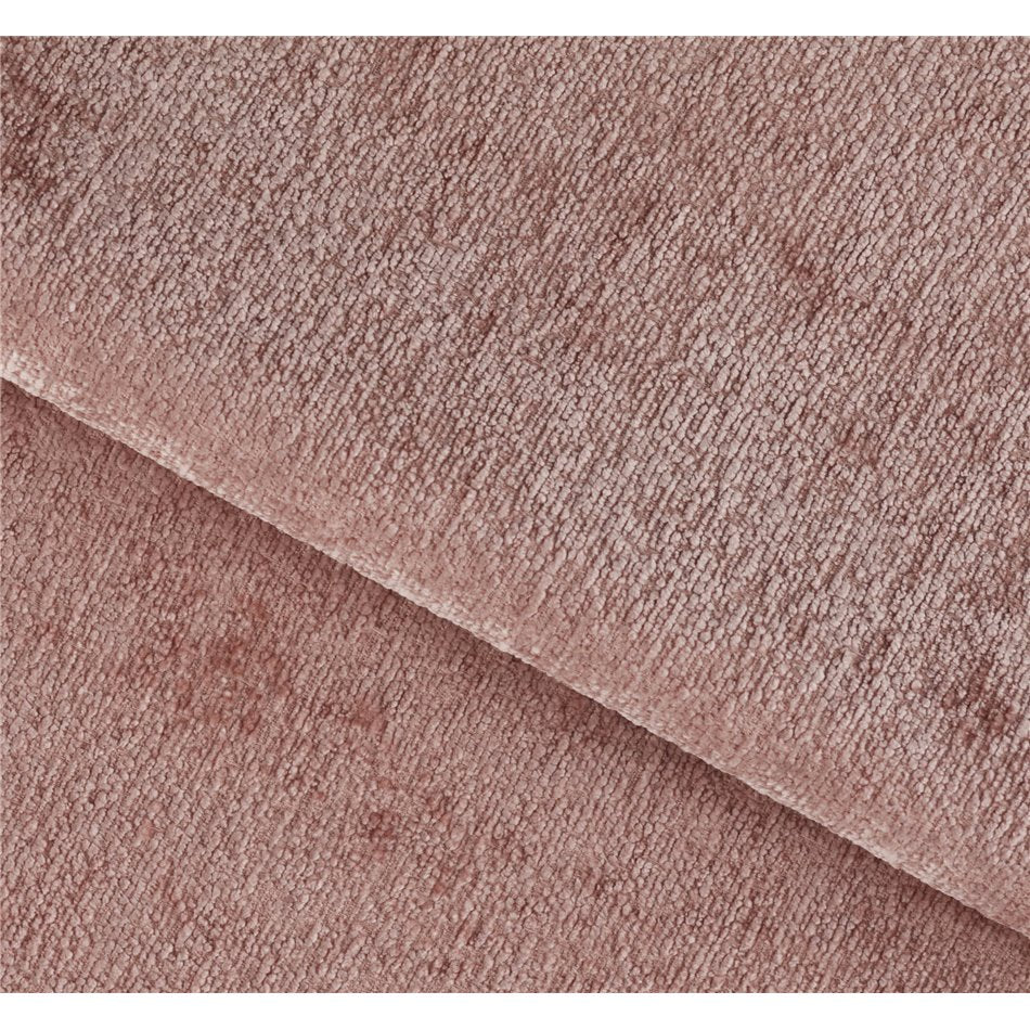 Modern L-Shaped Sofa Bed with Sleeping Function and Storage, Textured Velvet Upholstery, Pink – Elfabilo R