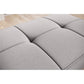 Grey Gojo 4 Storage Pouf – Spacious Accent Ottoman