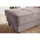 Salmon Velvet Loco 24 Storage Pouf – Spacious Accent Ottoman
