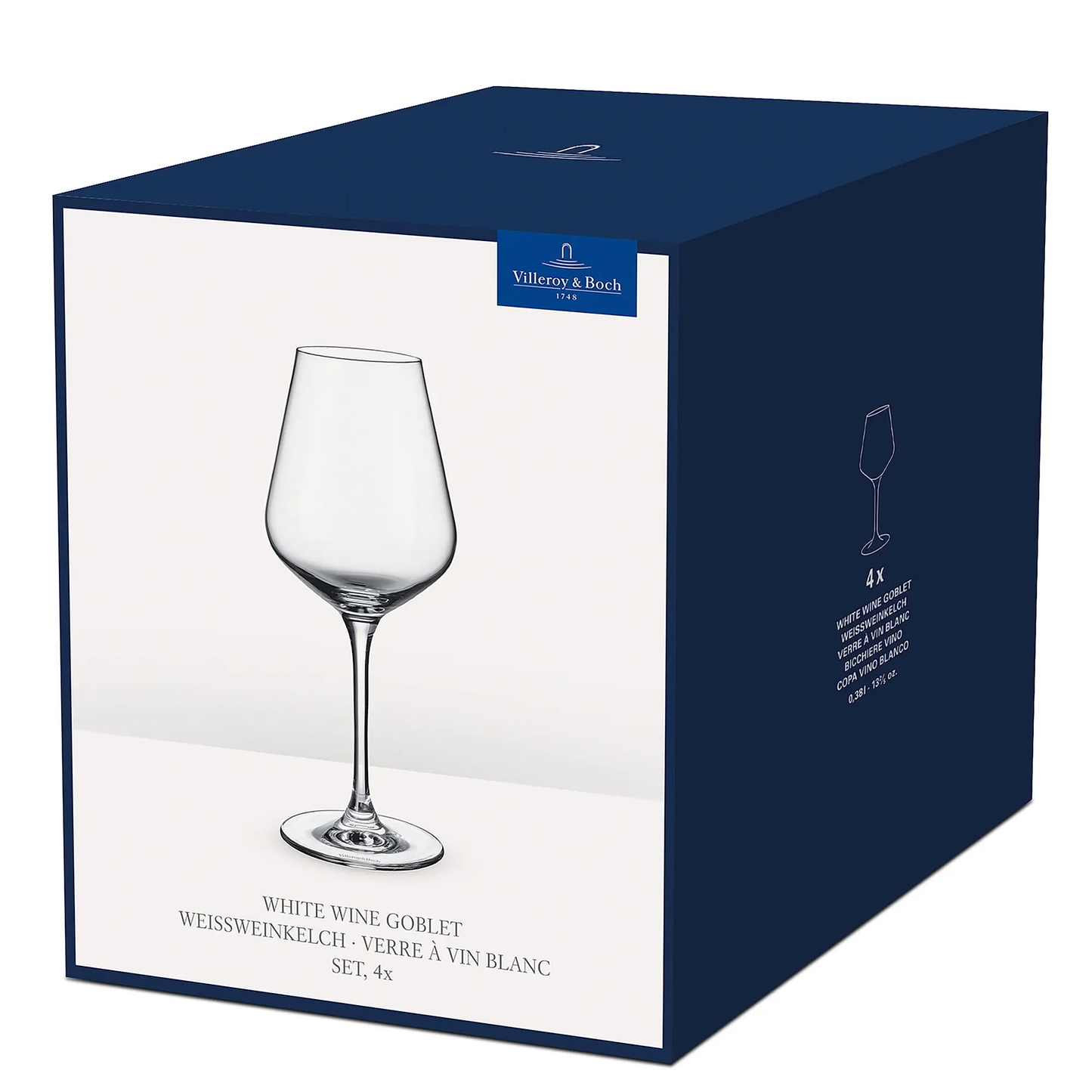 White Wine Goblet Set – 4 Pieces