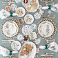 Juliska Berry & Thread “North Pole” 16-Piece Fine China Dinnerware Set