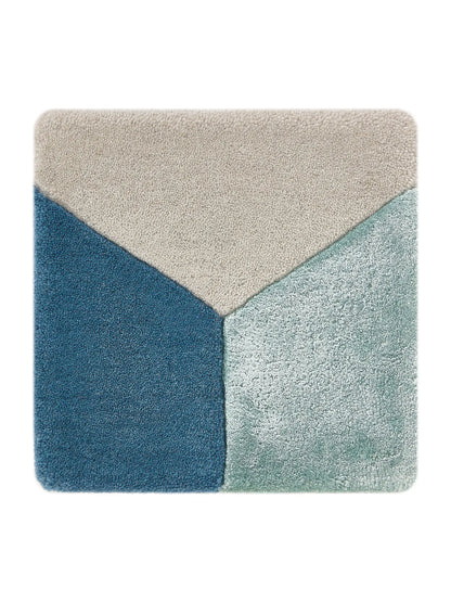 Paul Blue Wool & Lyocell Rug
