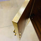 CONTEMPORARY ART DECO ROYAL BLUE GLASS MODERN CABINET / BAR