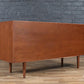 Custom Walnut Credenza – Sliding Doors, Mid-Century Modern Design
