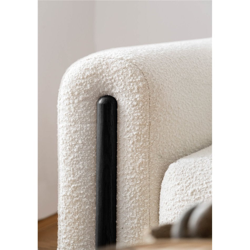 Modern Sofa Bed with Sleeping Function and Storage, Velvet Upholstery, White – Elcadova Black