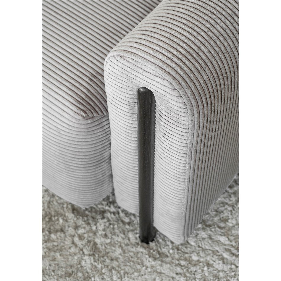 Modern Sofa Bed with Sleeping Function and Storage, Wavy Velvet Upholstery, Grey – Elcadova Black