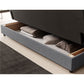 Modern Sofa Bed with Sleeping Function and Storage, Velvet Upholstery, Grey – Elclareta