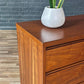 Mid-Century Modern 6-Drawer Walnut Dresser – Expertly Refinished