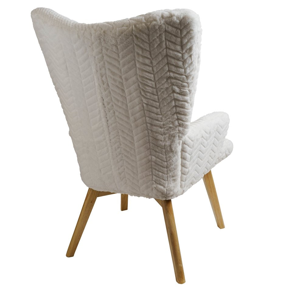 Armchair HELSINKI, white, H100x74x65cm, seat height 42cm