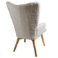 Armchair HELSINKI, white, H100x74x65cm, seat height 42cm