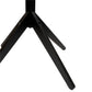 Coat stand, black, wood/MDF, H178x45x45cm