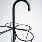Black Metal Umbrella Stand – Tall Slim Holder