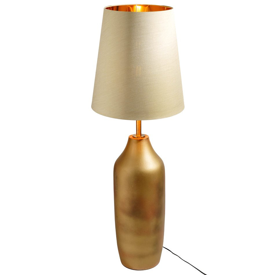 Floor lamp Narros gold, H89cm, D25cm, E27 60W(MAX)