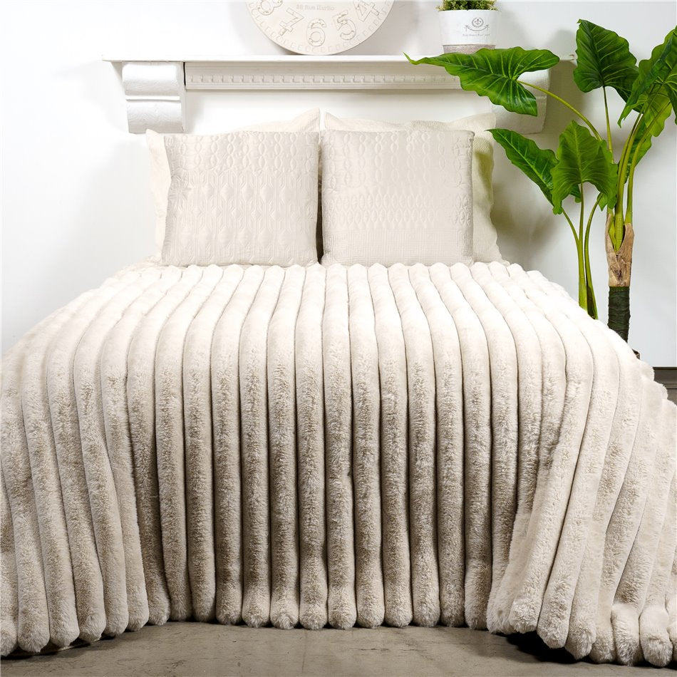 Bed cover Jorens, beige, 220x240cm