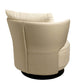 Lounge chair Orton, 3 cream, rotatable 360 degrees, H73x70x70cm, seat height 40cm